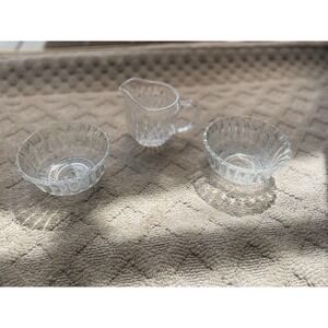 Princess House‎ Creamer & 2 Vintage  Bowls